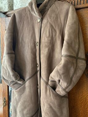 Sawyer Made in Canada Long Shearling Coat